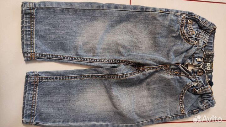 Детские вещи (джинсовые) пакетом