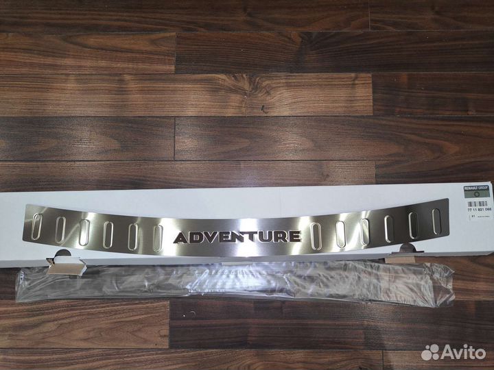 Накладка на задний бампер рено дастэр