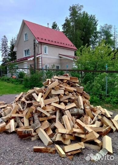 Дрова колотые Береза