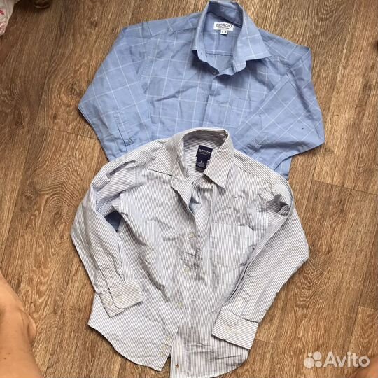 Школьная форма 122 134 рубашка джемпер бордовы