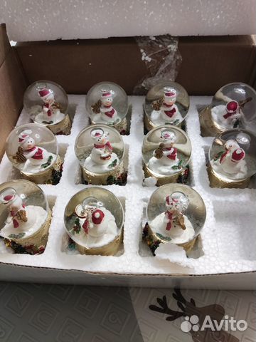 Снежный шар новогодний