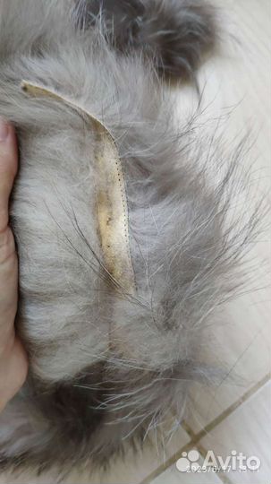 Воротник, из натурального меха