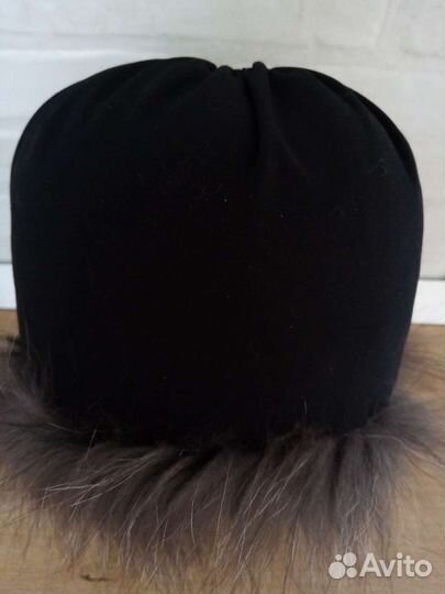 Шапка меховая чернобурки