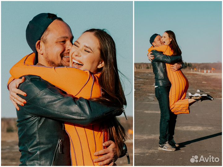 Гендер пати с самолетом и цветным дымом