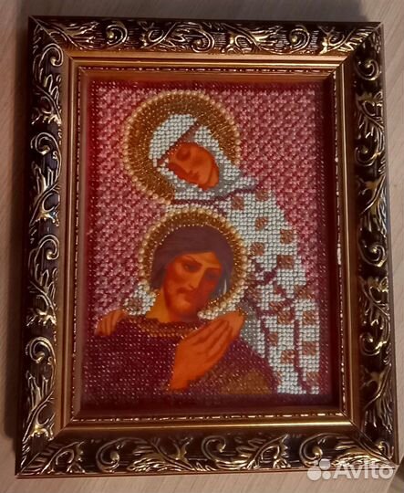 Иконы святая Августина/Пётр и Февронья