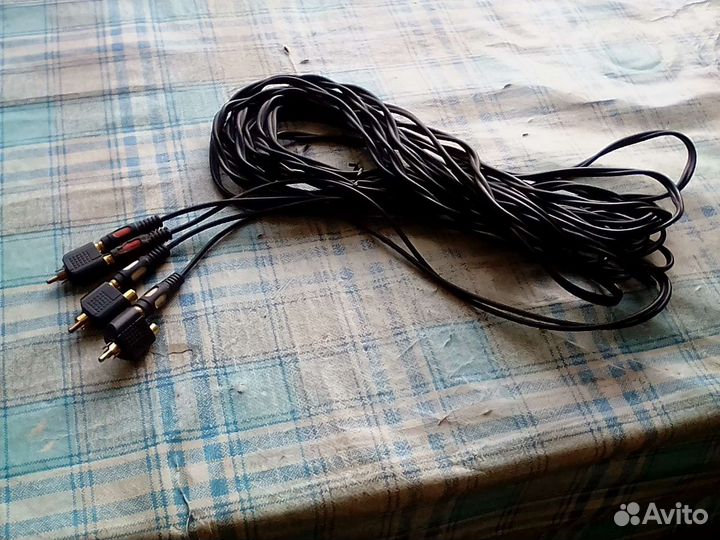 Кабель удлинитель 10 м. с штеккерами 2+2