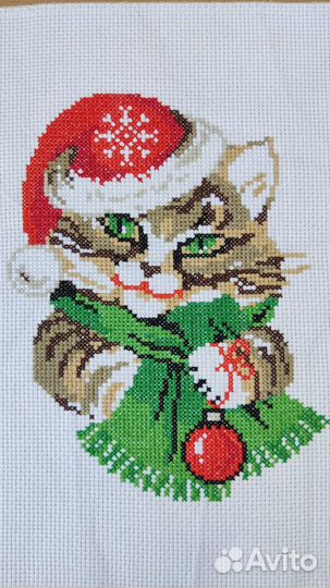 Картина вышитая крестиком 