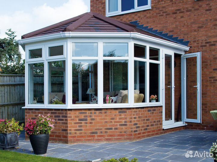 Остекление коттеджей немецкая фурнитура