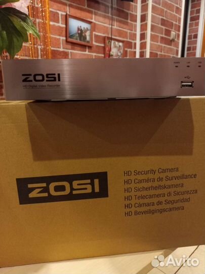 Видеонаблюдения zosi на 8 камер
