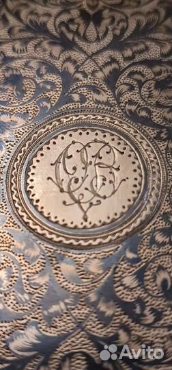 Старинный портсигар серебро 84 Царская Россия