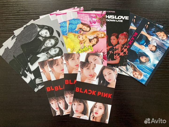 Комплект открыток Blackpink из Кореи