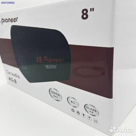 Активный сабвуфер pioneer 8 дюймов