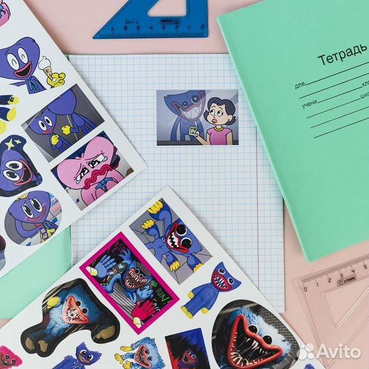 Набор виниловых стикеров и наклеек 