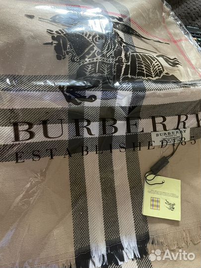 Шарф палантин Burberry, кашемир