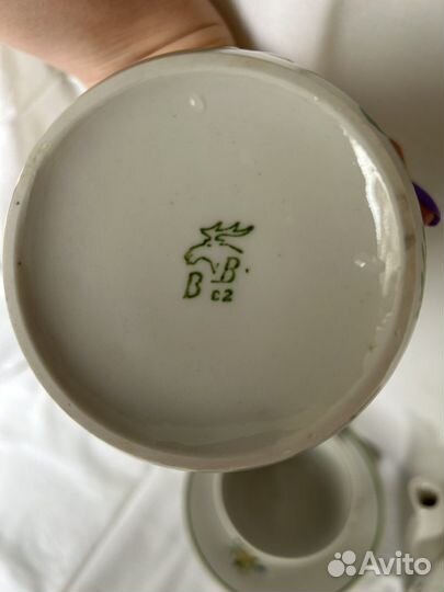 Сервиз чайный СССР на 6 персон+молочник отдельно