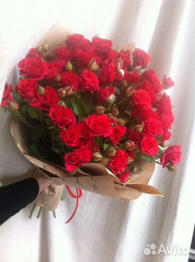 Цветы розы букет