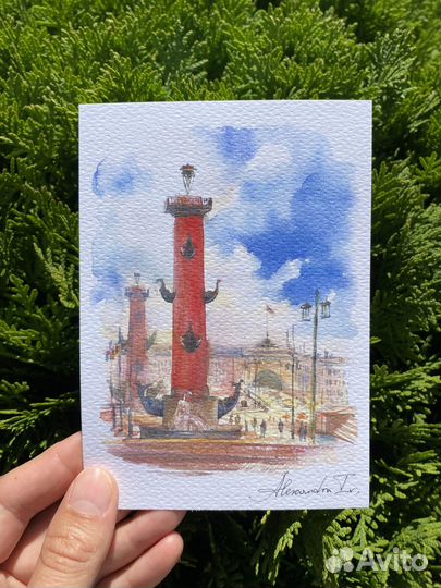 Набор открыток с Санкт-Петербургом 4 шт