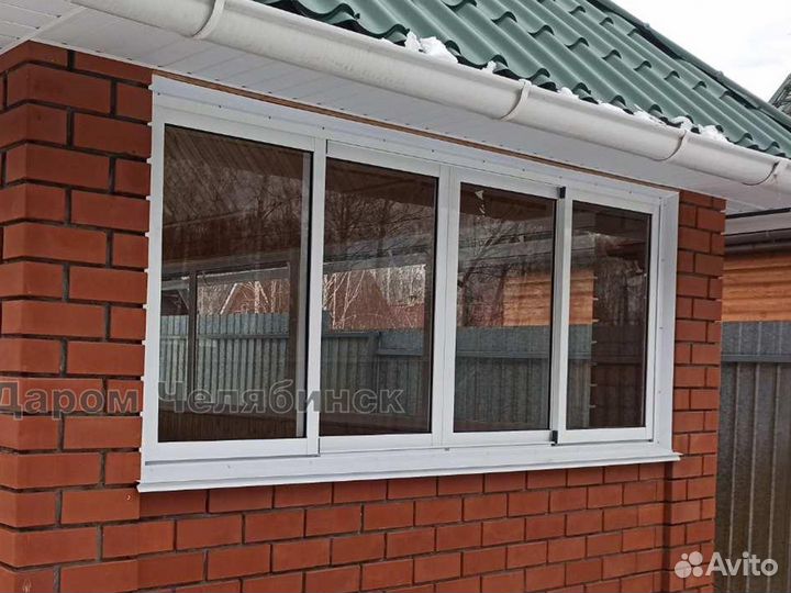 Окна в беседку