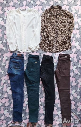 6 пакетов вещей женских 40,40-42 размер