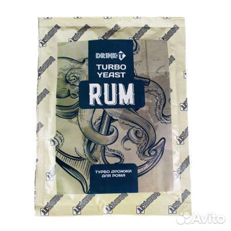 Турбо дрожжи для рома drinkit RUM