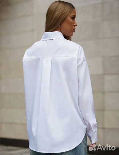 Рубашка белая женская 46 новая