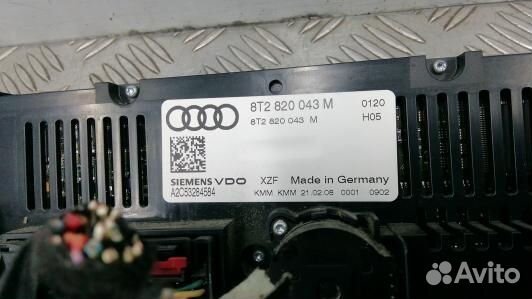 Блок управления печки и климат-контроля audi A4 B8