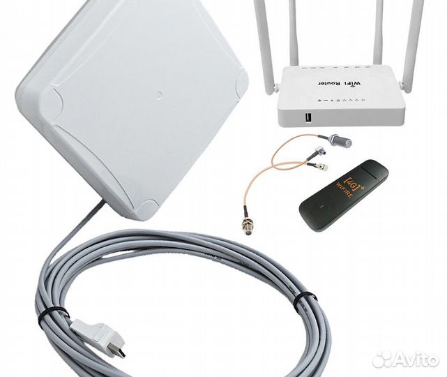 Интернет WiFi в загородный дом. Антенна с Боксом