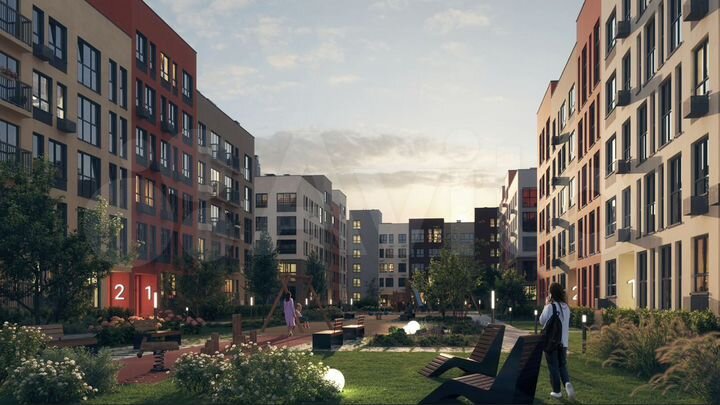 1-к. квартира, 34,6 м², 4/5 эт.