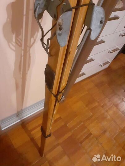 Лыжи деревянные