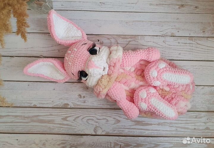 Заяц игрушка пижамница