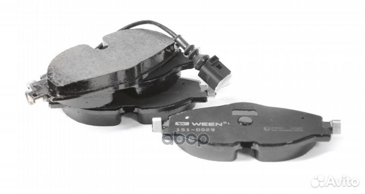 Колодки тормозные дисковые 151-0029 Ween