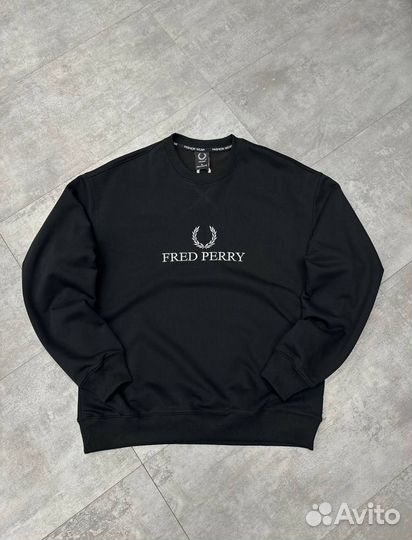 Свитшот fred perry чёрный