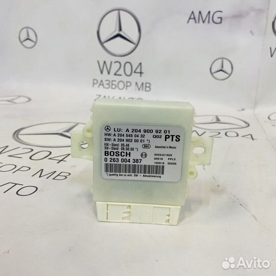 Блок управления парктрониками Mercedes W204