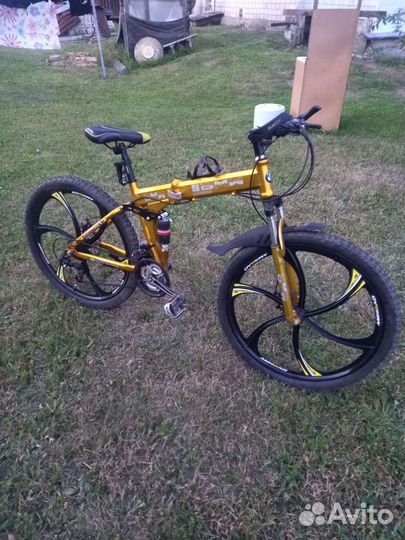 Велосипед на литых дисках