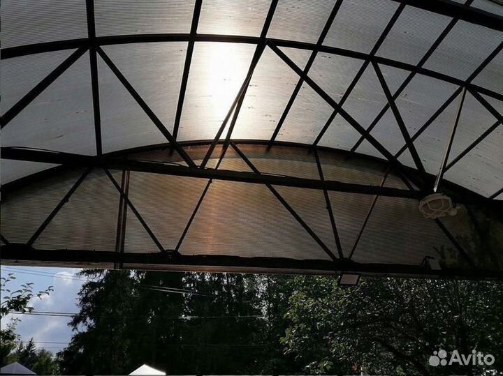 Монолитный поликарбонат 4мм 1000х1000мм Прозрачный