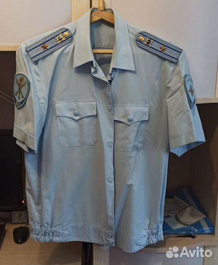 Рубашки мвд белая и синяя