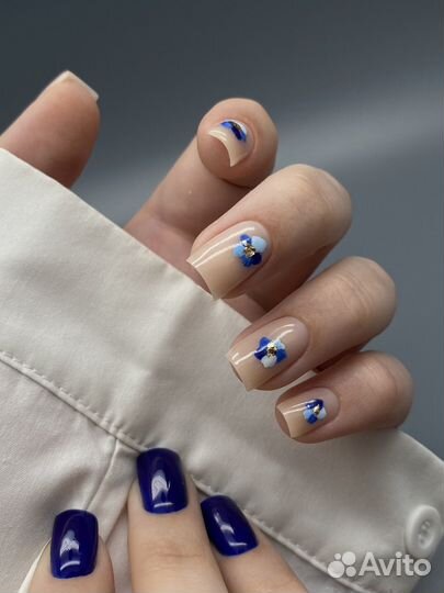 Маникюр с покрытием гель лак