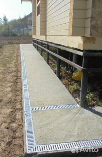 Бетонные работы стяжка отмостка