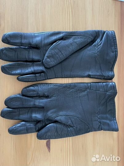 Перчатки женские кожаные