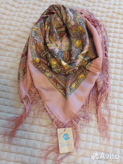 Павлопосадский платок шерсть