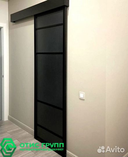 Раздвижные стеклянные перегородки