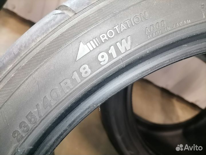 Yokohama Advan Neova AD08R 235/40 R18 и 295/30 R18 94Y