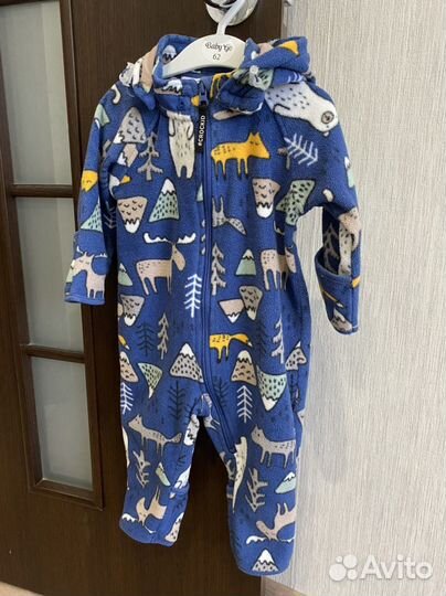 Флисовый комбинезон 74