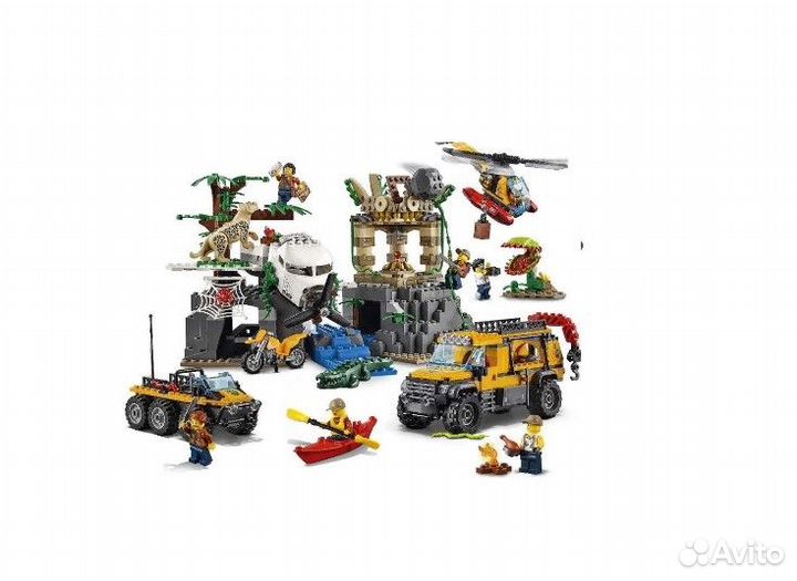 Конструктор База исследователей джунглей 857 дет