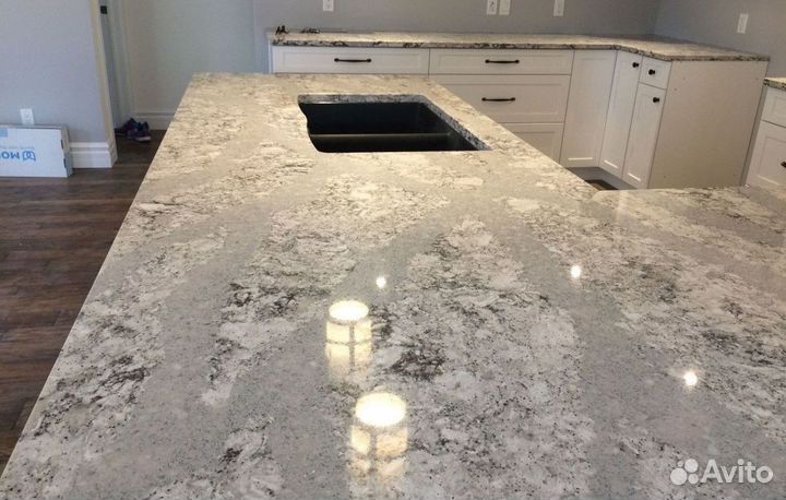 Столешницы из кварцевого агломерата от 5 дней