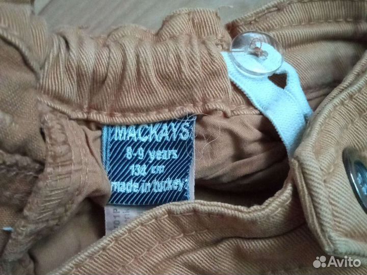 Брюки джинсы на мальчика 8-9 лет рост 134 пр-во Ту