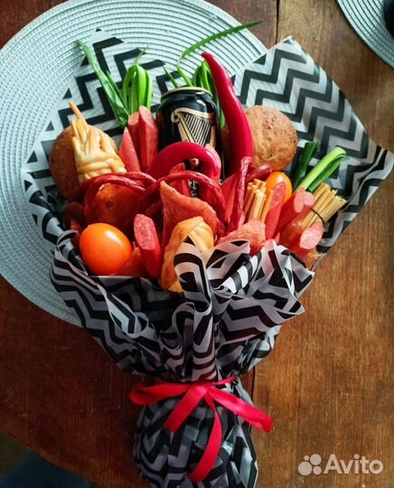 Мужские букеты съедобные