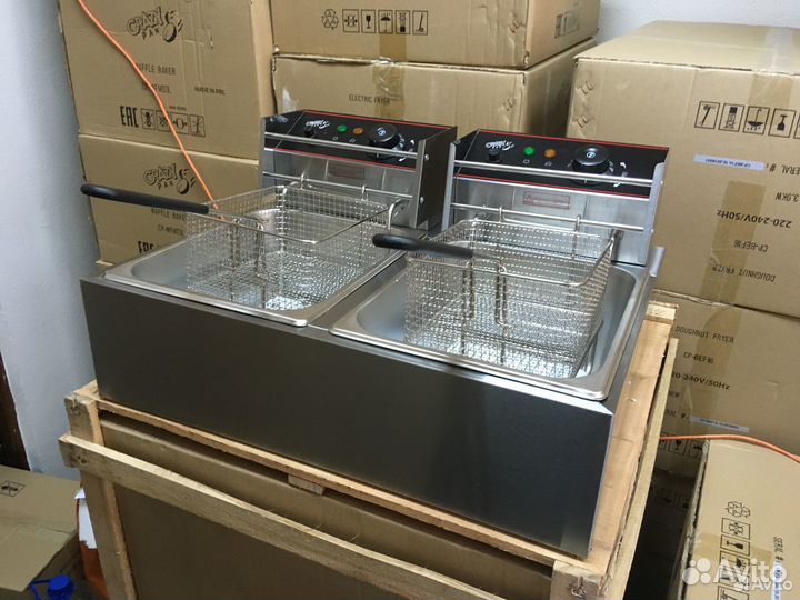 Новое) Фритюрница Crazy Pan CP-EF66L