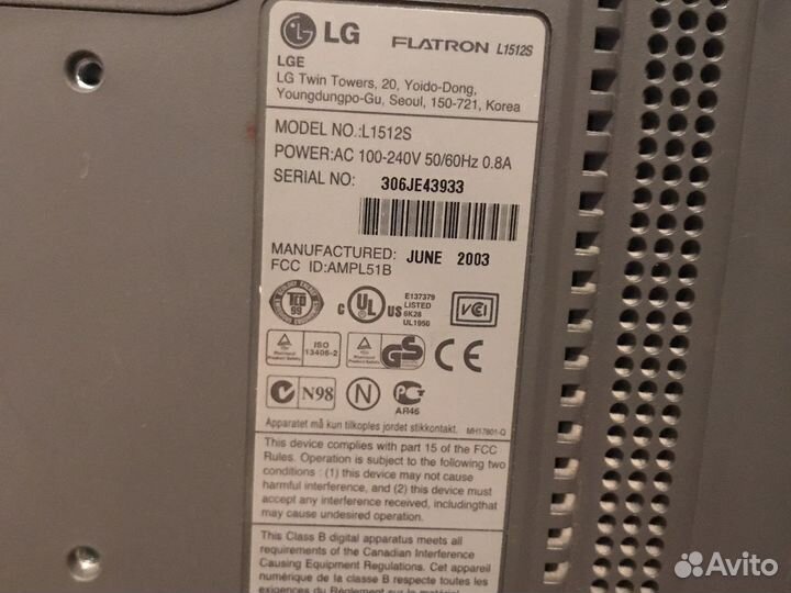 Монитор для компьютера lg