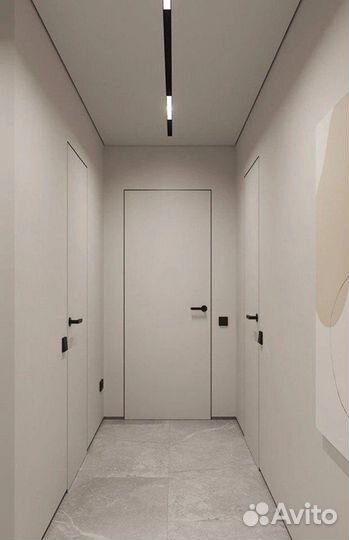 Дверь скрытого монтажа комплект